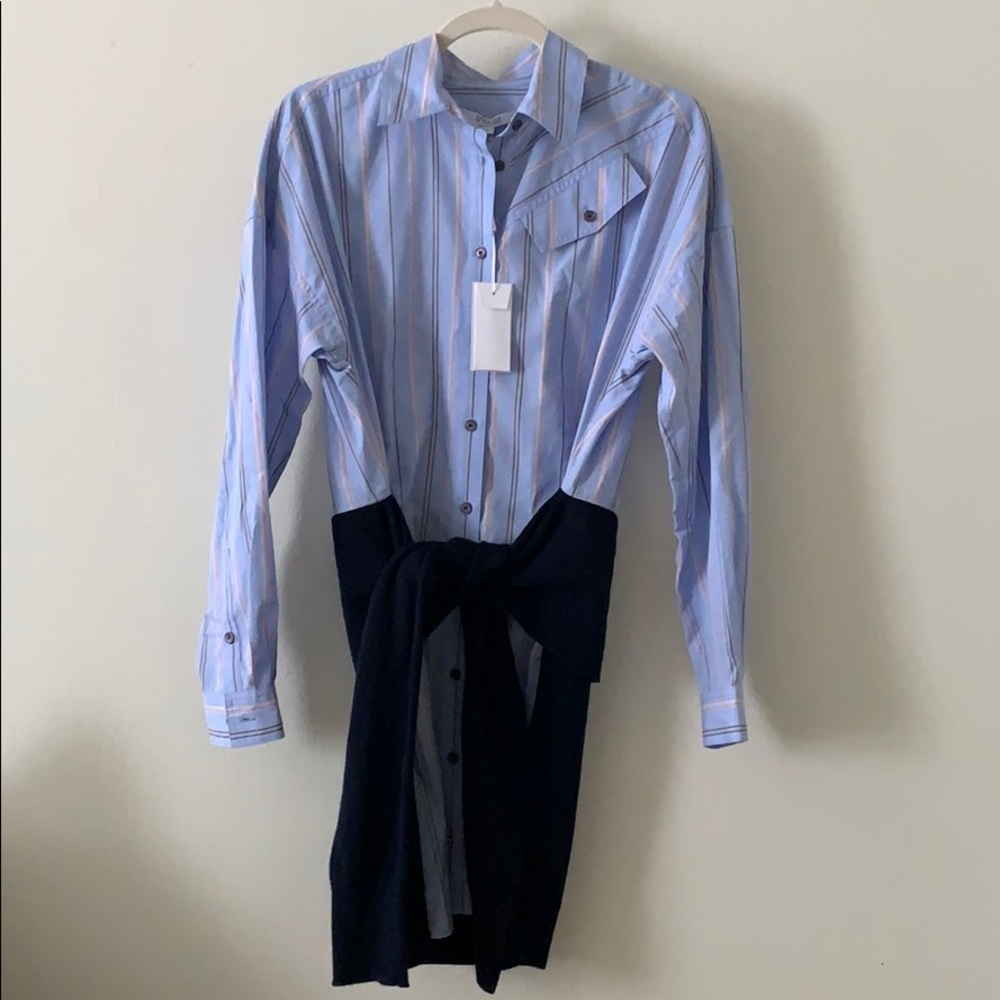 Derek Lam button down sweater dress